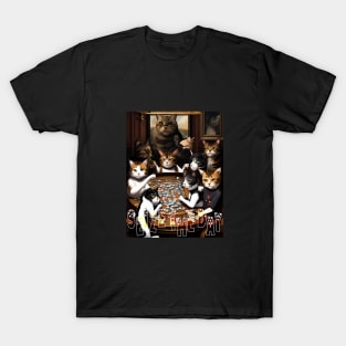 cats casino  seize the day design T-Shirt